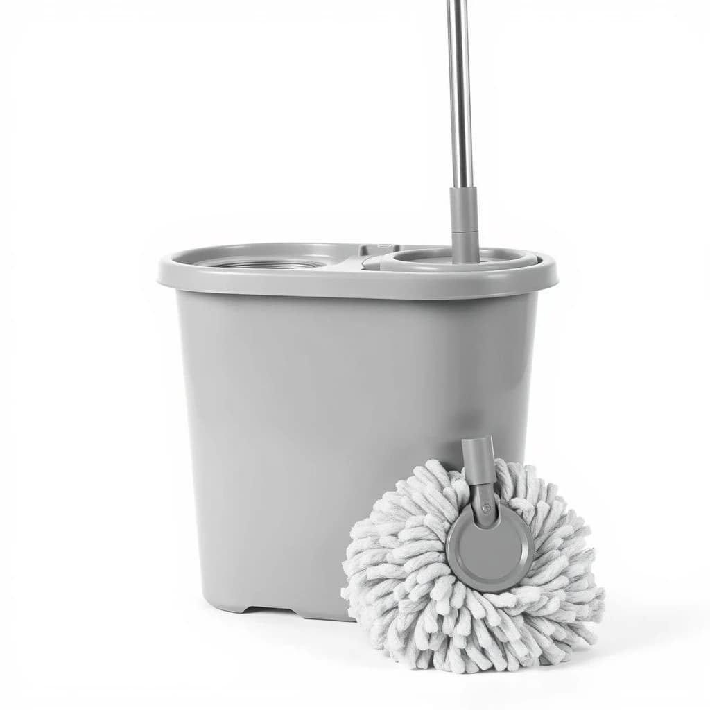 Spin mop and bucket set